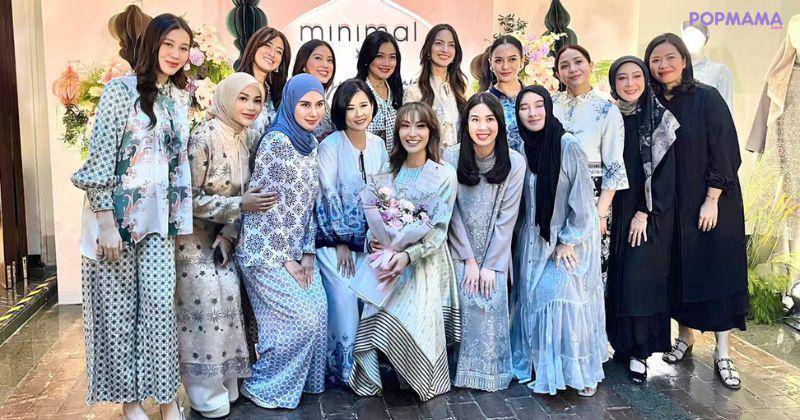 Intip Gaya Fashion Geng Cendol Dukung Ayu Dewi x Minimal